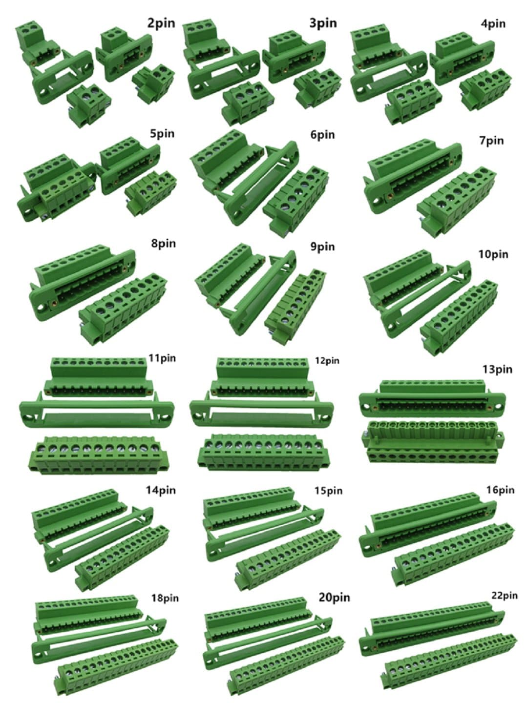 2EDG Pitch 5.08mm Terminal Block Connector 6PIN — image 1