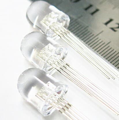 10mm RGB LED 4pin Super bright Common Anode  — image 1
