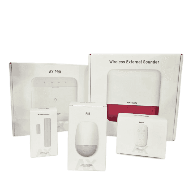 Hikvision DS-PWA64-Kit-WE – Kit Alarme Sans Fil AX Pro 64 Zones (LAN / Wi-Fi / 2G) — image 1