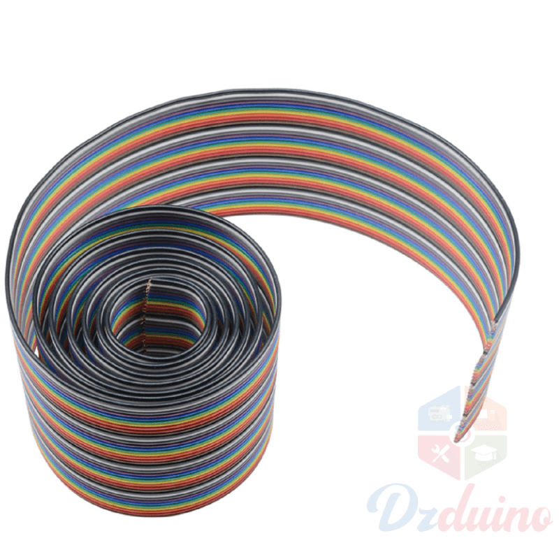 40pin دوبونت سلك قوس قزح الشريط كابل 1 متر — image 1