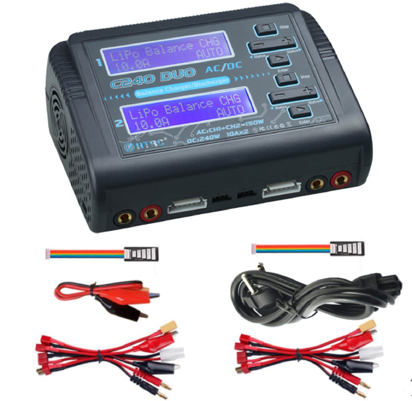 C240 Duo Lipo Charger Discharger Dual Channel Balance  — image 1
