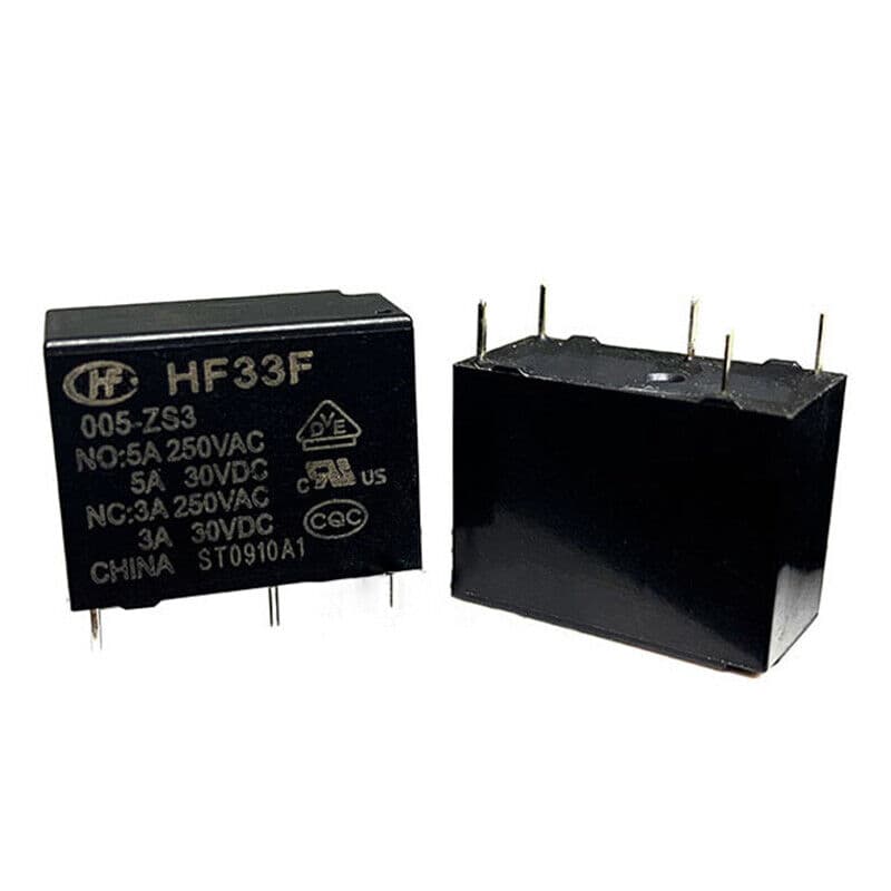 HF33F-005/012-ZS3 Power Relay 5VDC 12V 5Pin 5A  — image 1