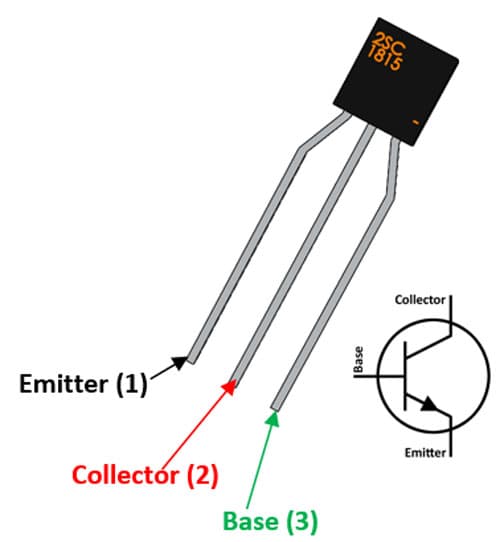  2SC1815 TO-92 0.15A/50 V transistor NPN  — image 1