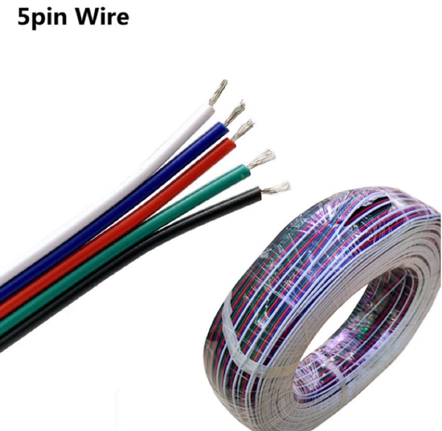 22AWG 5P cable (1M) — image 1