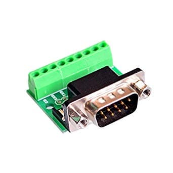 DB9 RS232 Serial to Terminal Male Adapter Connector — image 1