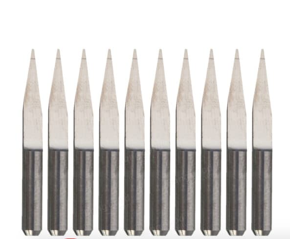 20 Degree 0.2mm Tip 3.175mm Carbide PCB Engraving Bits End Mill Cutter  — image 1