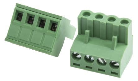 5.08mm Right Angle Screw Terminal block - 4 pin — image 1