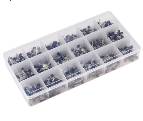 18 Valeur 900pcs Bipolaire Triode Transistor TO-92 A1015-2N5551 Kit — image 1