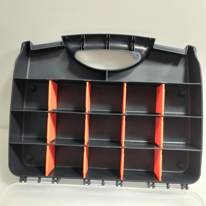 Caisse à outils en plastique – 16 compartiments – Lamboss — image 1