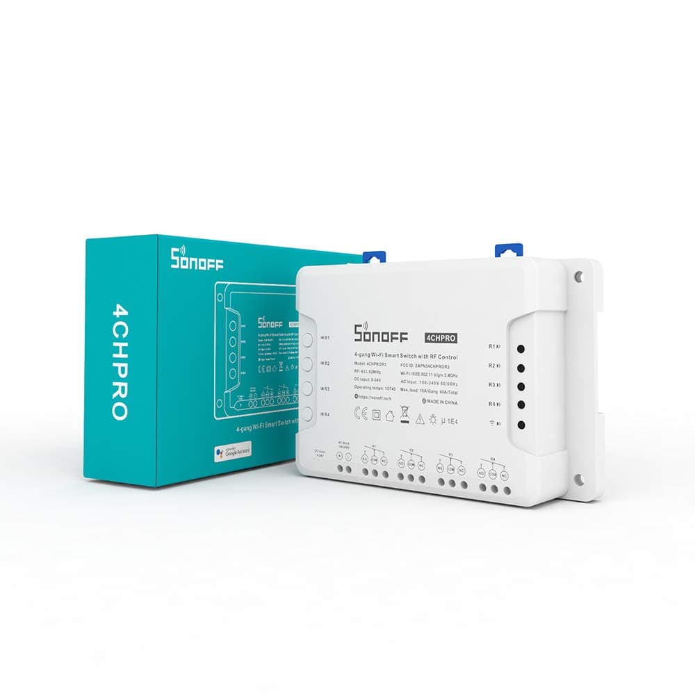 Sonoff 4CH Pro - 4 Gang Inching/Self-locking/Interlock WiFi RF Smart Switch  — image 1