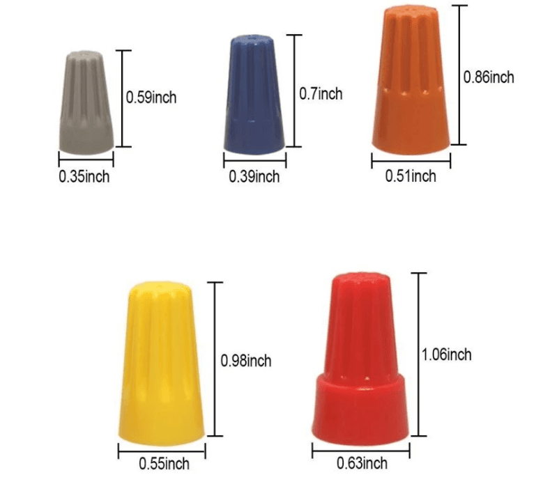 Anti-fire Wire Connector Terminal Twist Electrical Nut P1 Grey — image 1