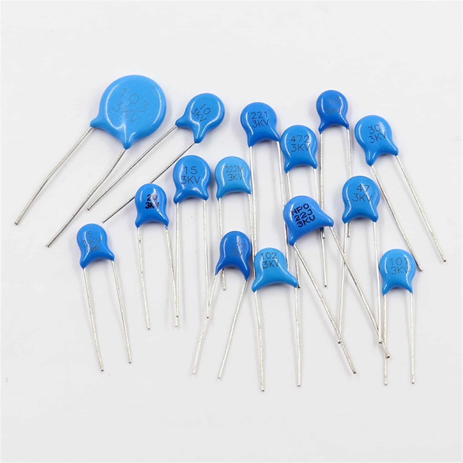 2KV Ceramic Capacitor Kit 100PCS=10Value*10pcs — image 1