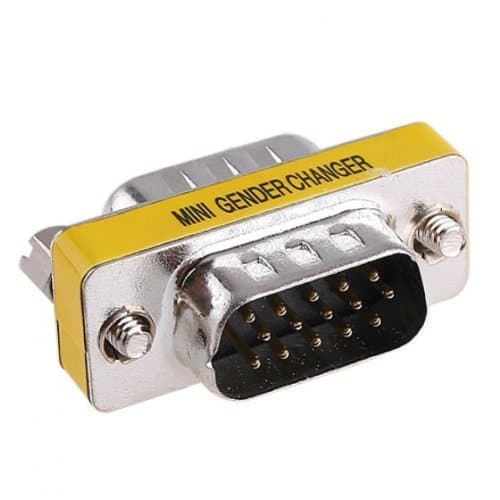 Mini Gender Changer DB15 M/M — image 1