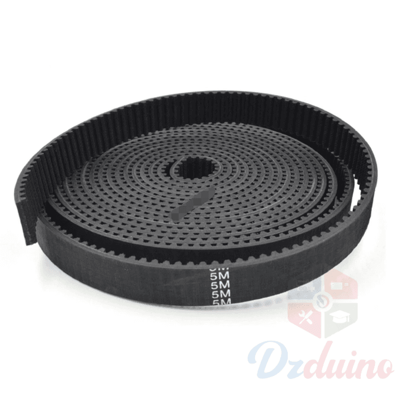 Courroie ouverte en caoutchouc HTD5M, largeur 10 mm — image 1