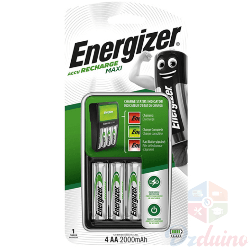 CHARGEUR ENERGIZER ACCU RECHARGE MAXI + 4AA PILES 2000MAH — image 1