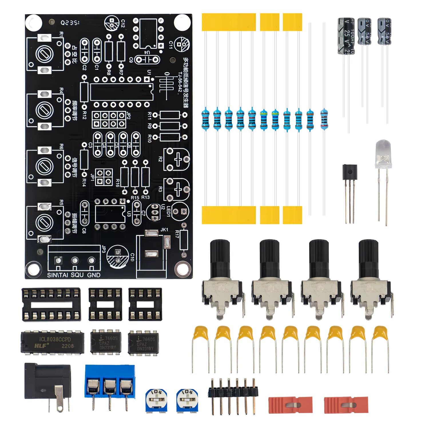 Kit ICL 8038 signal generator DIY soldering  — image 1