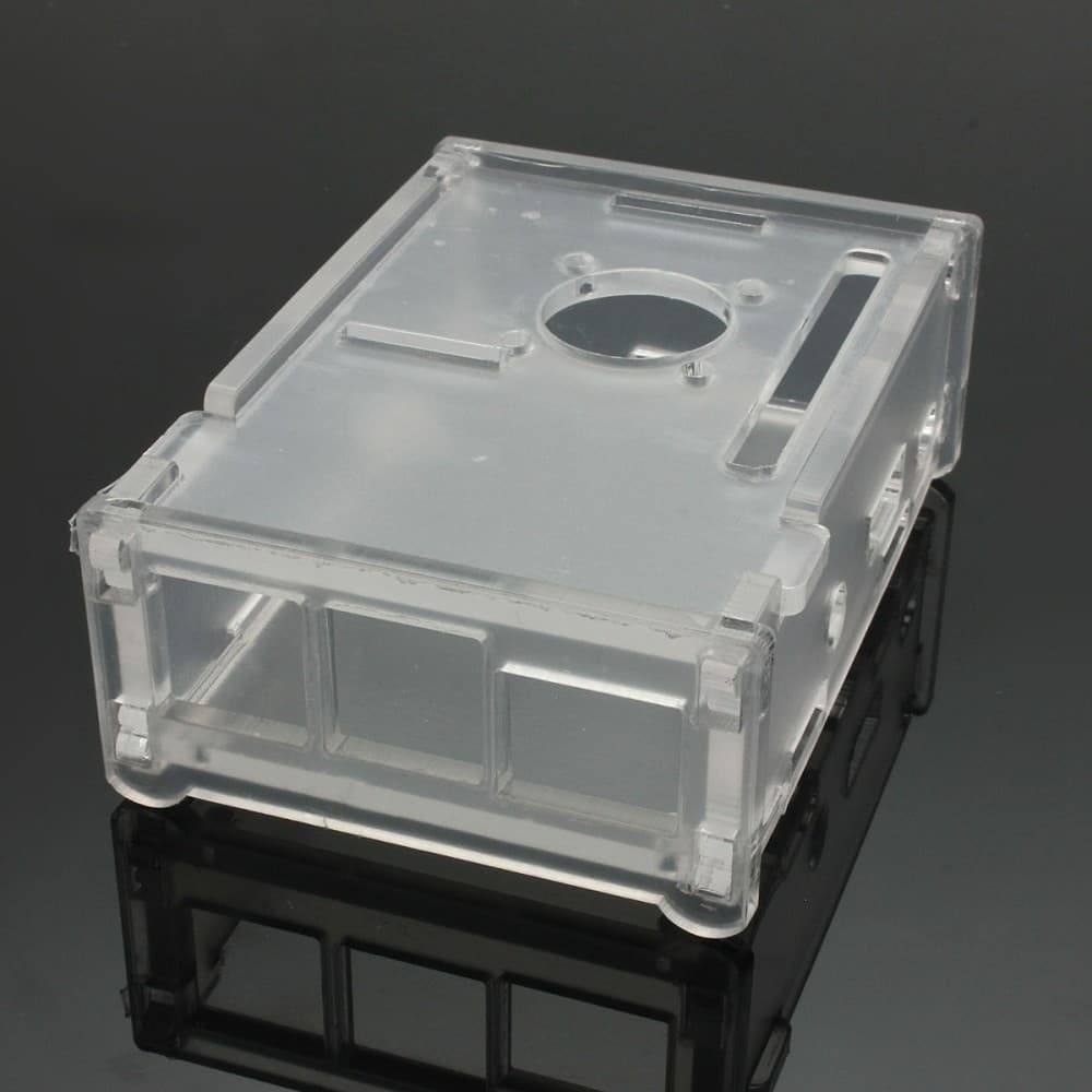 Transparent Acrylic Case  For Raspberry with Fan — image 1