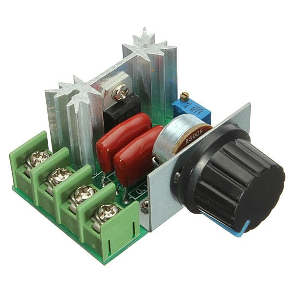 2000W 50V-220V Régulateur de tension réglable Contrôleur de vitesse du moteur AC PWM — image 1