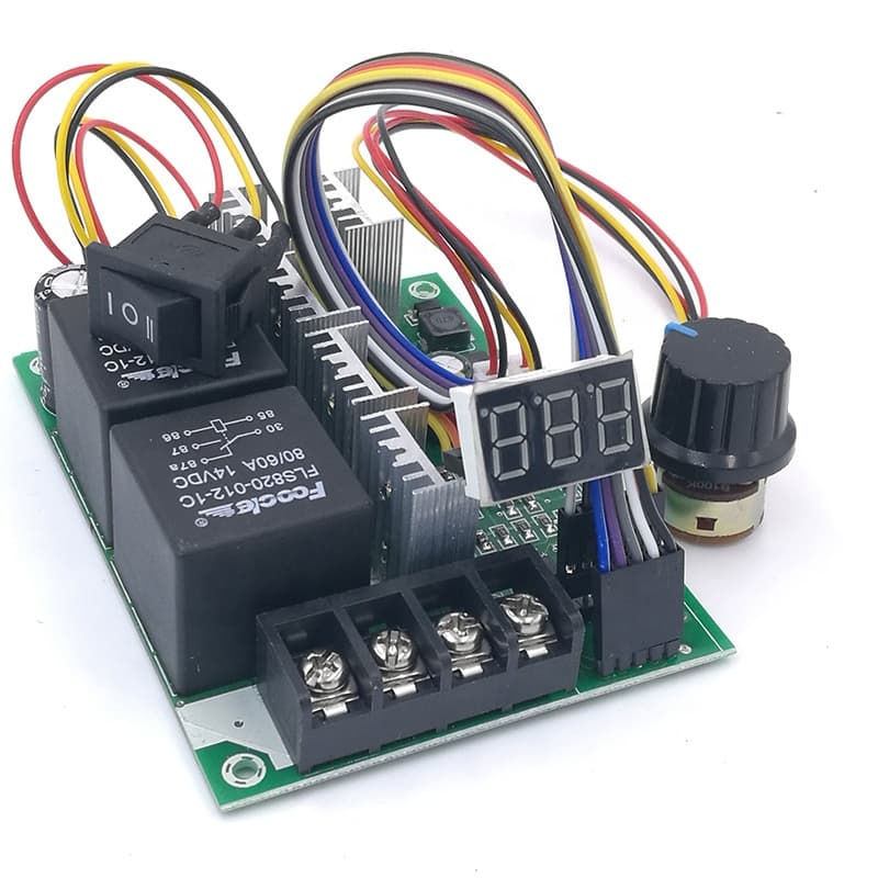Contrôleur de vitesse PWM Moteur à courant continu 0 ~ 100% réglable MAX60A 12V 24V — image 1