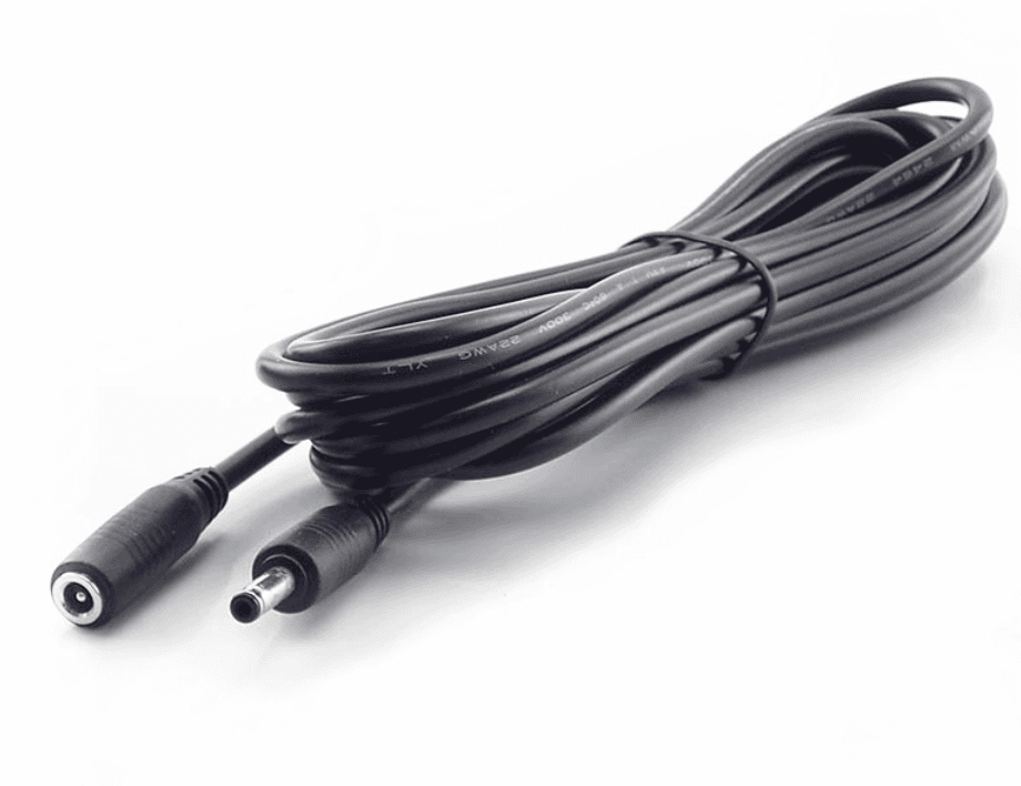 Câble DC 2.1 * 5.5 mâle à DC femelle Extension de câble d'alimentation - 3M — image 1