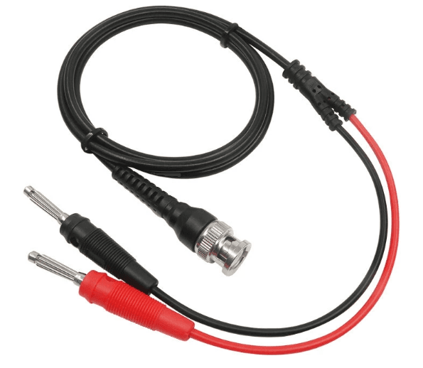 BNC Male plug to Dual 4mm Banana Plug Test Cable — image 1