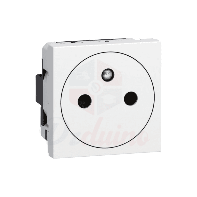 PRISE ELECTRIQUE AVEC TERRE, MOSAIC 2 MODULES - LEGRAND — image 1