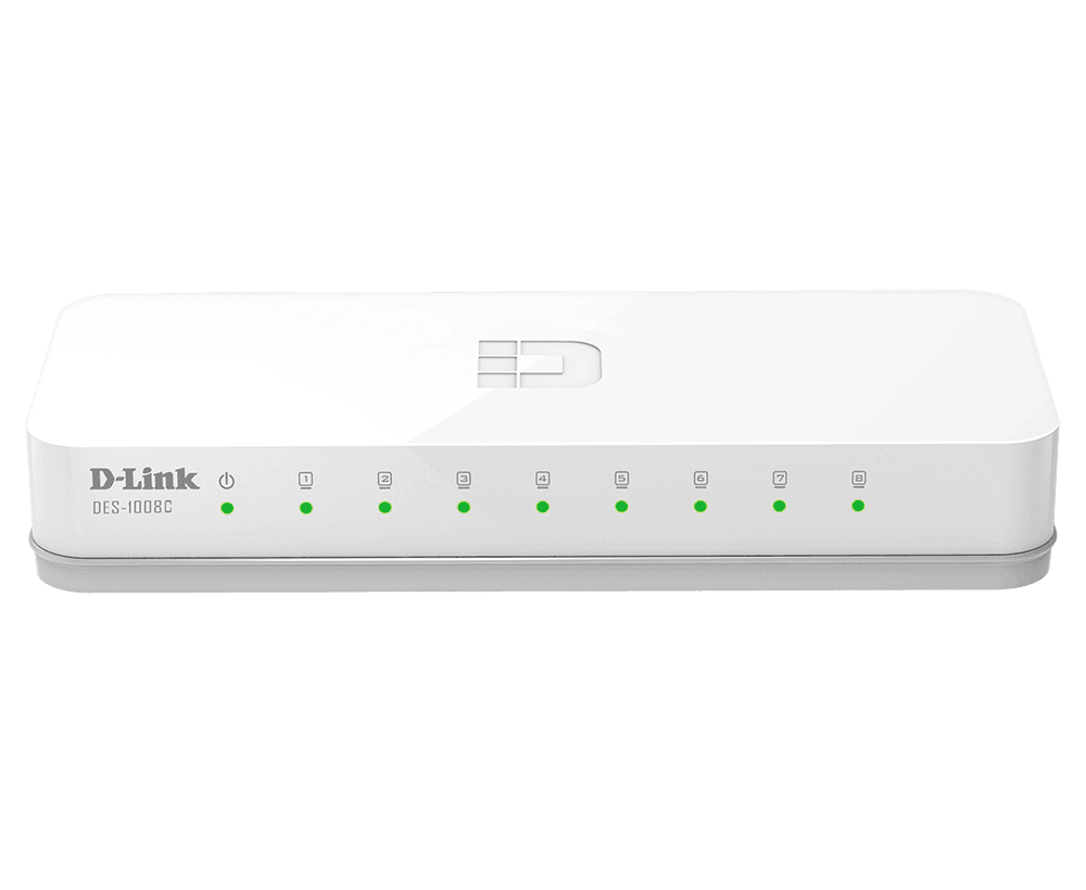 D-link DES-1008C 8-Port 10/100 Mbps Desktop Switch — image 1
