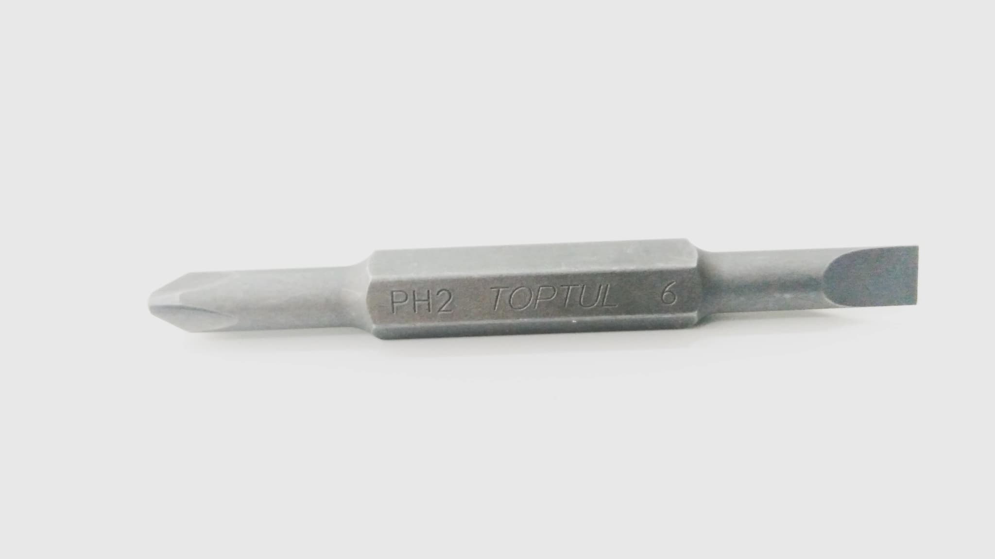 Embout double face PH2xSL6 L75mm TOPTUL FKAB0206 — image 1