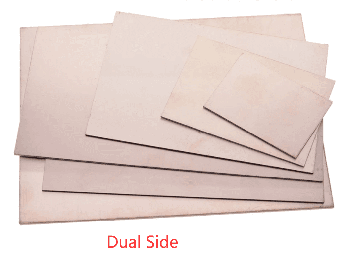 صفيحة نحاسية مزدوجة الجوانب 10X20cmX1.5mm — image 1