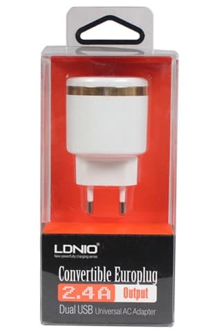 DL-AC63 2 Port Chargeur Adaptateur USB 5V, 2.4A Original — image 1