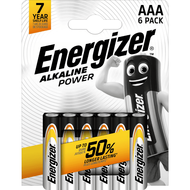 Energizer Alkaline Power 6 × AAA Batteries — image 1