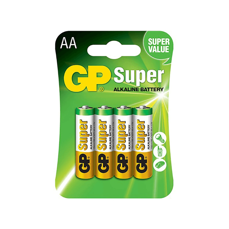 Piles alcalines GP Super AAA*4 Pcs — image 1
