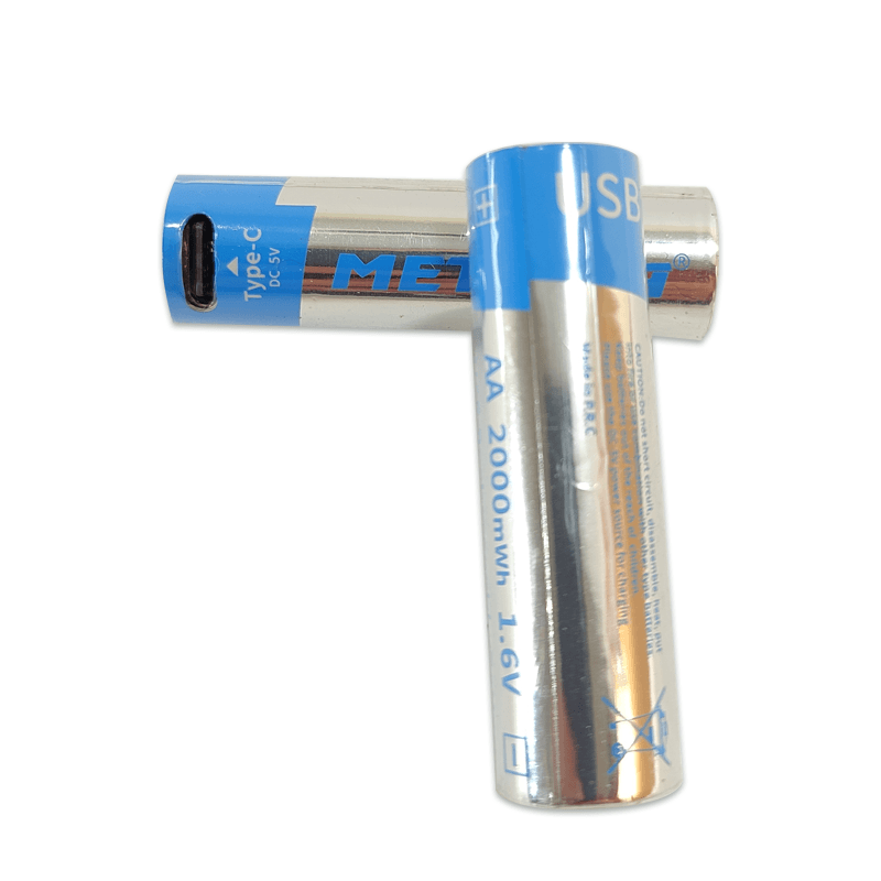 Batterie AA rechargeable USB Ni-Zn portable de type C 1,6 V 2000 mWh — image 1