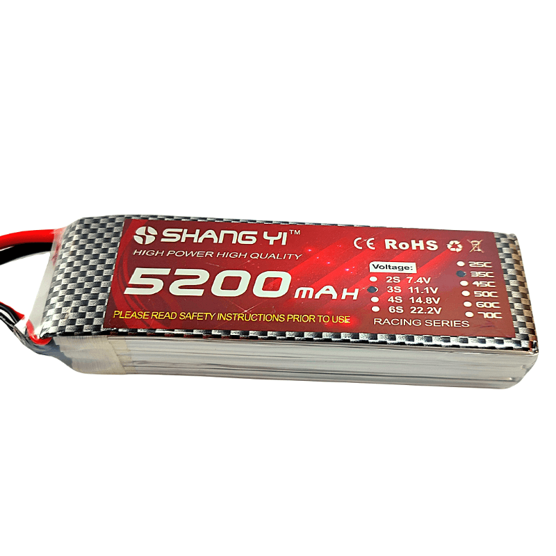 11.1V 3S 5200mah/35C Lipo Battery with XT60 — image 1