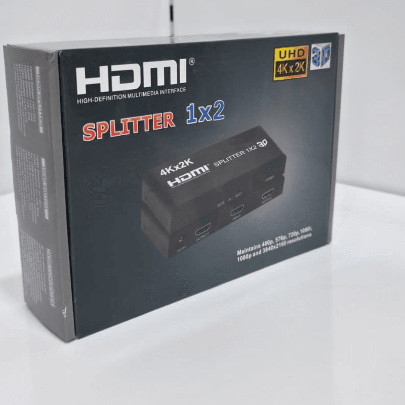 **SPLITTER HDMI 1×2 – RÉPARTITEUR HDMI 1 ENTRÉE VERS 2 SORTIES, 4K×2K &amp; 3D** — image 1