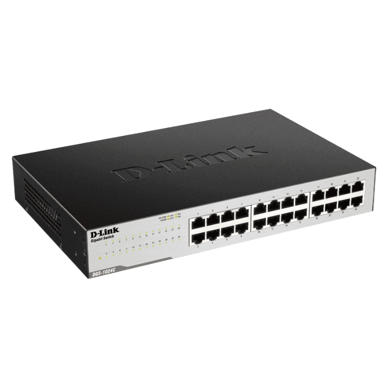 24-Port Gigabit Unmanaged Switch DGS-1024C -ar — image 1