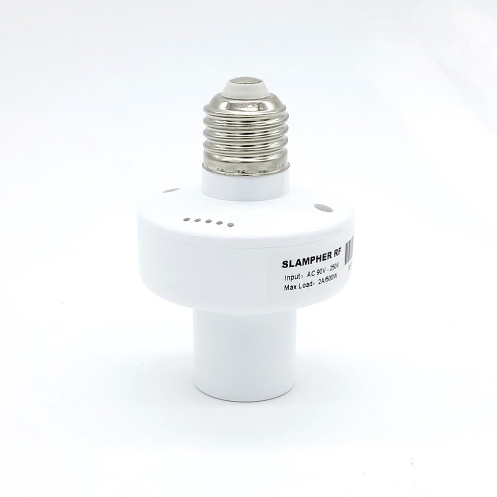 Slampher: WiFi 433MHz RF Wireless Light Socket — image 1