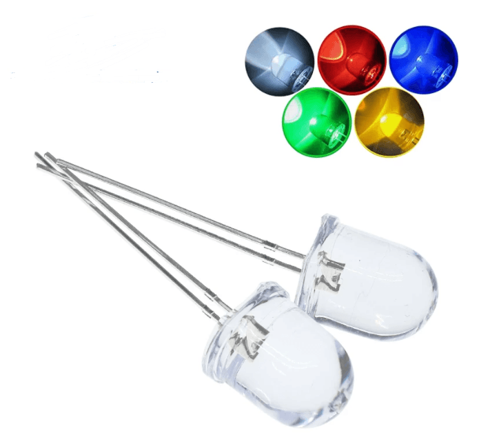 10mm LED  Red, Green, Yellow, Blue, White  — image 1