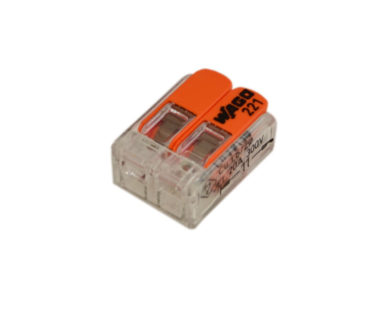 WAGO 221-412 Wire Connectors 2Way — image 1