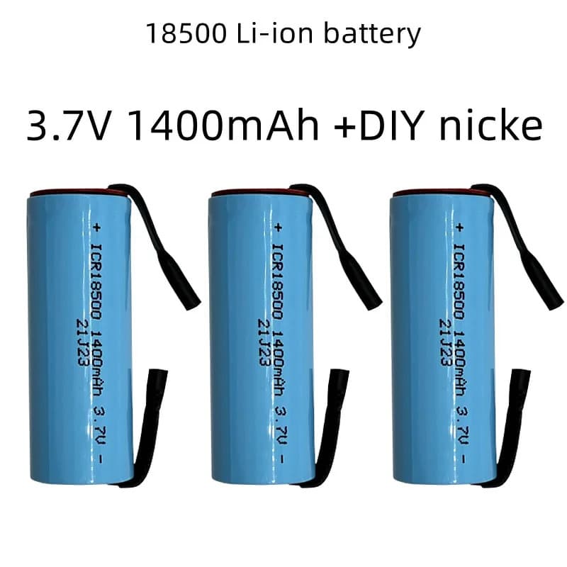 Batterie Li-Ion Rechargeable 18500, 3.7V 1400mAh — image 1