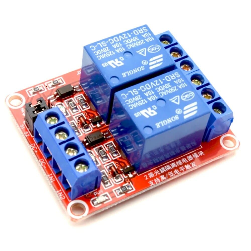 Module relais 2 canal avec optocoupleur 12V — image 1