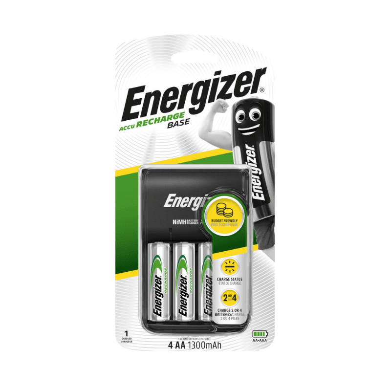 Energizer Recharge Base – 4 piles rechargeables AA (1300 mAh) — image 1