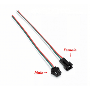 3 دبابيس SM2.54 سلك موصل JST 10 سم  — image 1