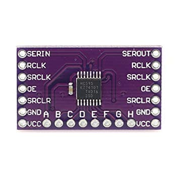 74HC595 Registre à décalage 8 bits avec enregistrement  — image 1