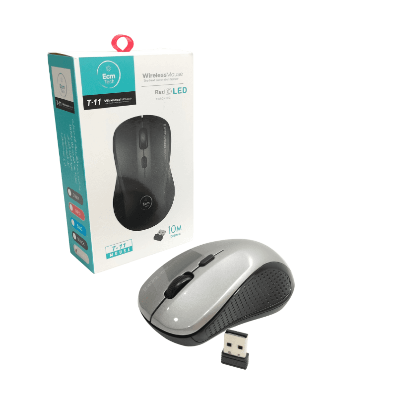 Wireless Mouse ECM Tech T-11 – 10M – USB Receiver — image 1