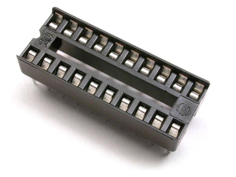 DIP Sockets Solder Tail 20pin — image 1