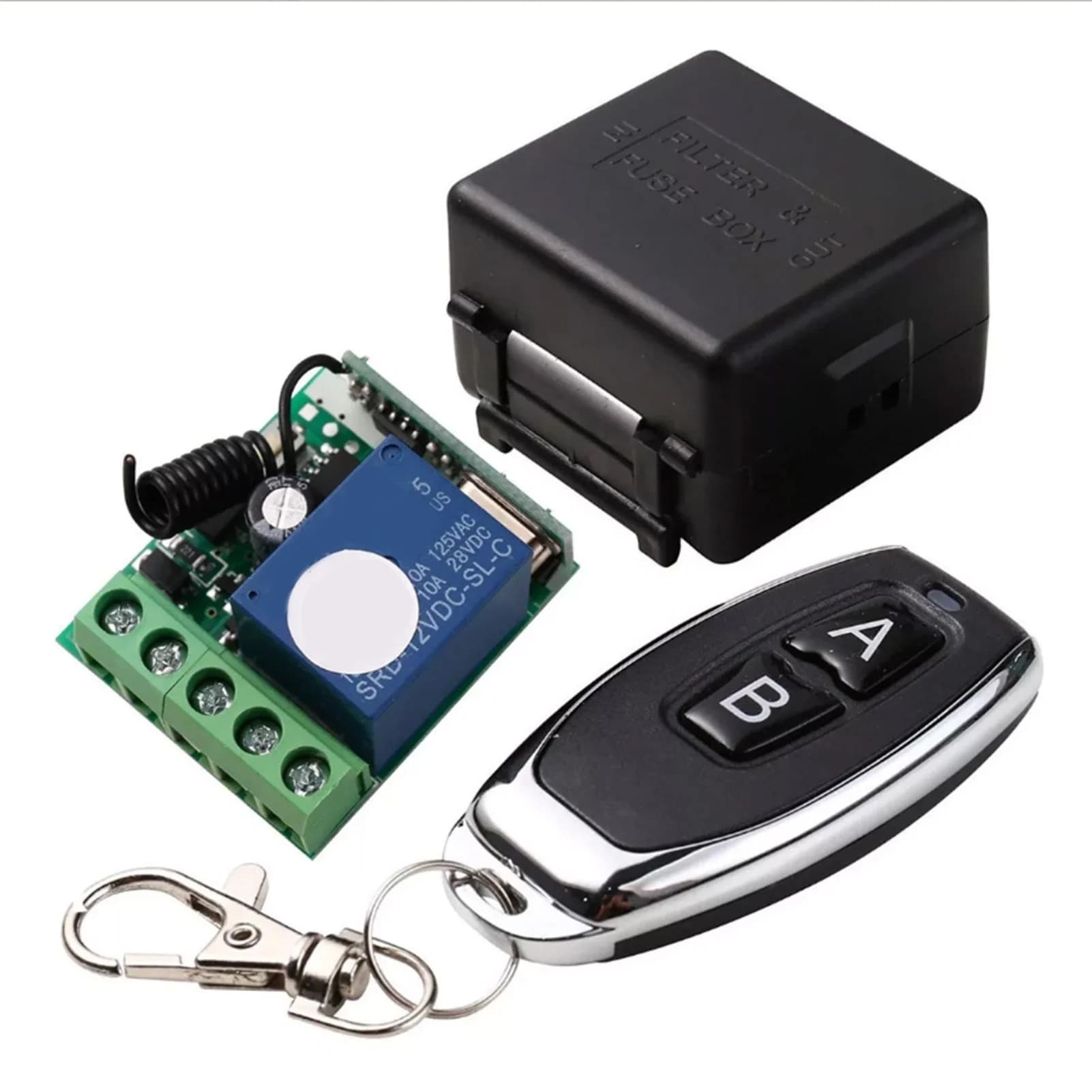 12V DC Remote Switch Self-Locking 433MHz — image 1