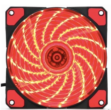 120mm LED Ultra Silent Computer PC Case Fan 15 LEDs 12V — image 1