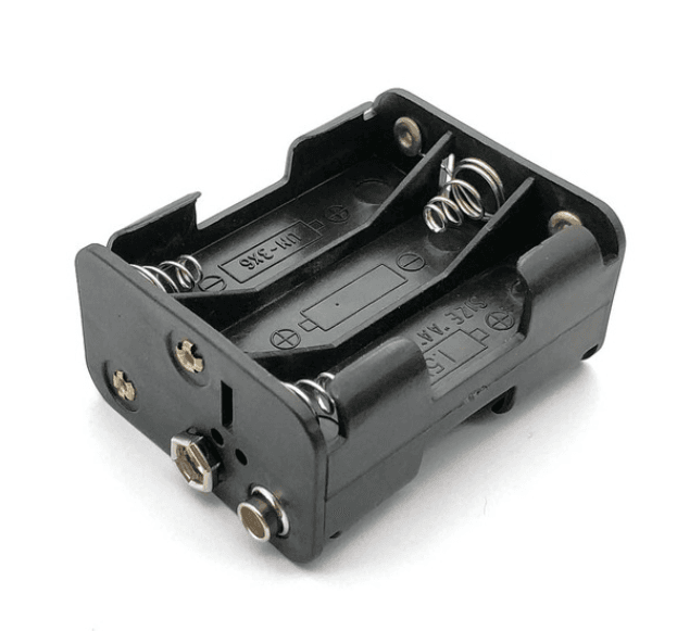 Dual Layers 3x2 6xAA battery Holder with 9V Connector — image 1