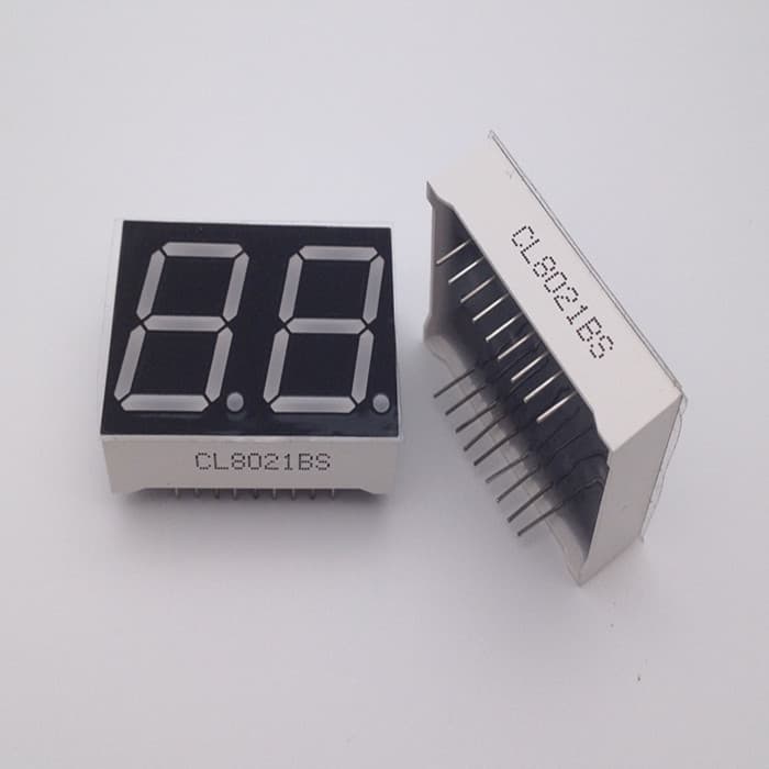0.8 inch digital 7 Segments 2digits Red - Common Anode — image 1
